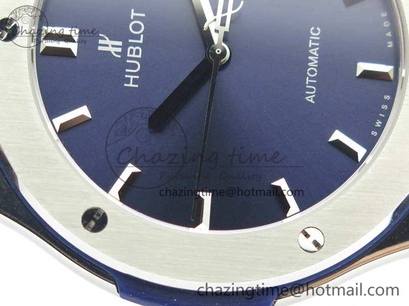 Classic Fusion 45mm SS SRF Best Edition Blue Dial On Gummy Strap A2892