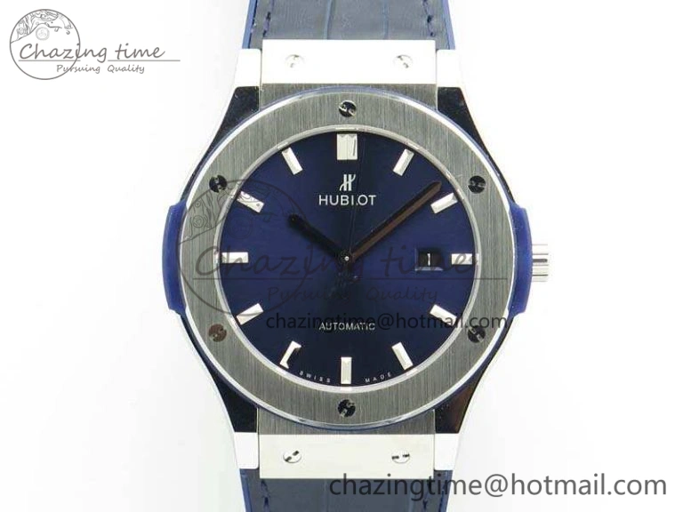 Classic Fusion 45mm SS SRF Best Edition Blue Dial On Gummy Strap A2892