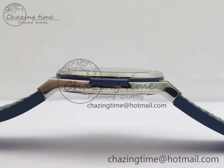 Classic Fusion 45mm SS SRF Best Edition Blue Dial On Gummy Strap A2892