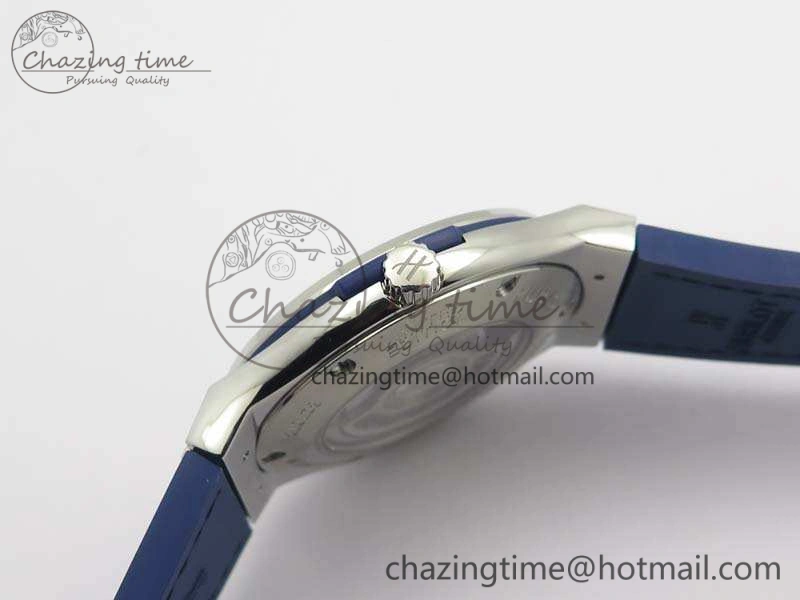 Classic Fusion 45mm SS SRF Best Edition Blue Dial On Gummy Strap A2892