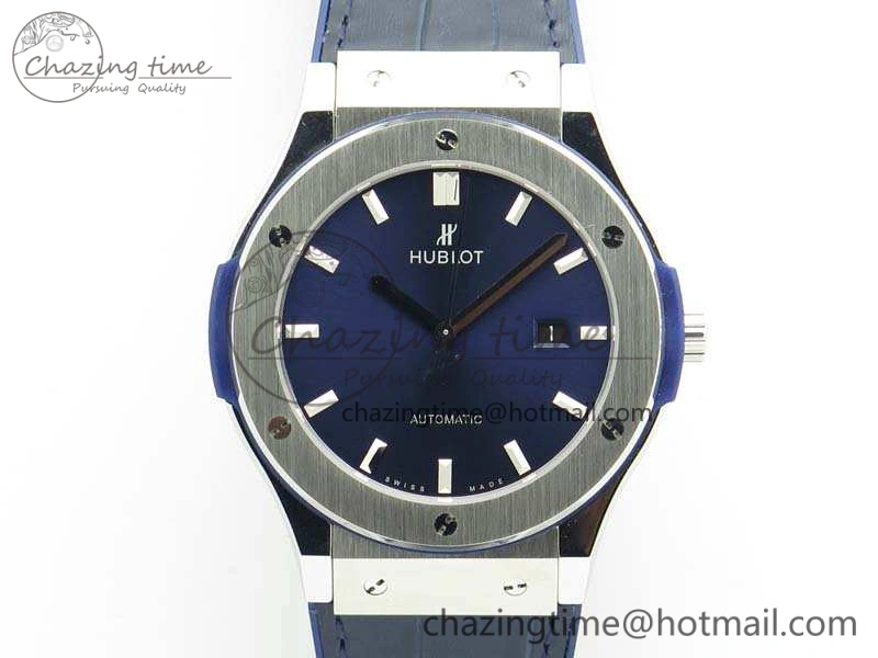 Classic Fusion 45mm SS SRF Best Edition Blue Dial On Gummy Strap A2892