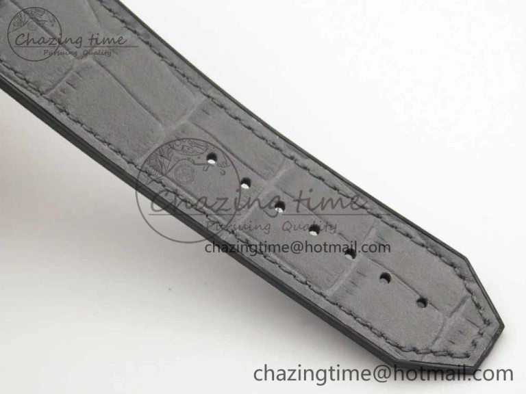 Classic Fusion 45mm Titanium WWF 1:1 V2 Best Edition Gray Dial On Gray Gummy Strap Asian HB1112