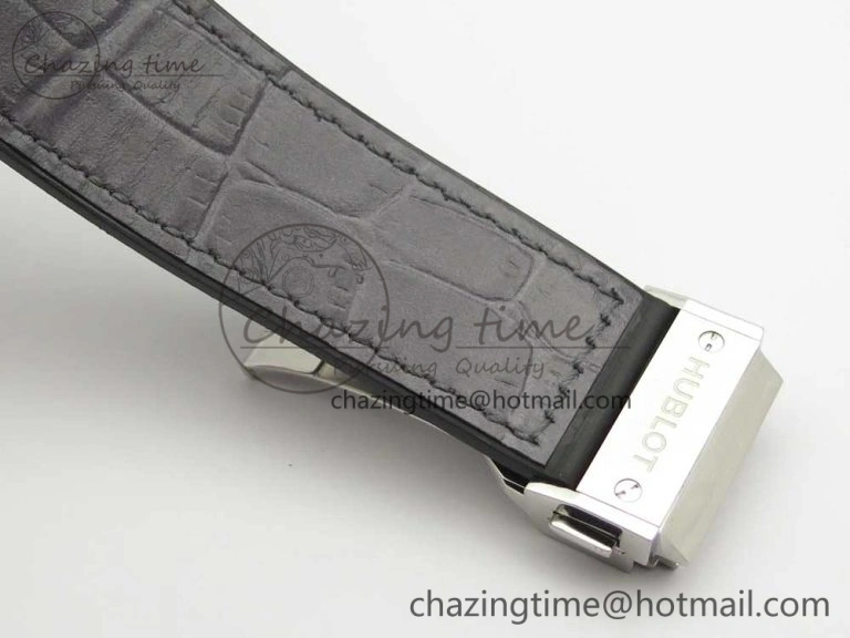 Classic Fusion 45mm Titanium WWF 1:1 V2 Best Edition Gray Dial On Gray Gummy Strap Asian HB1112