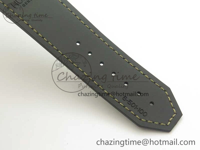 Classic Fusion 45mm YG Engravings Case SRF Best Edition Green Dial On Green Gummy Strap A2892 (Free Box)