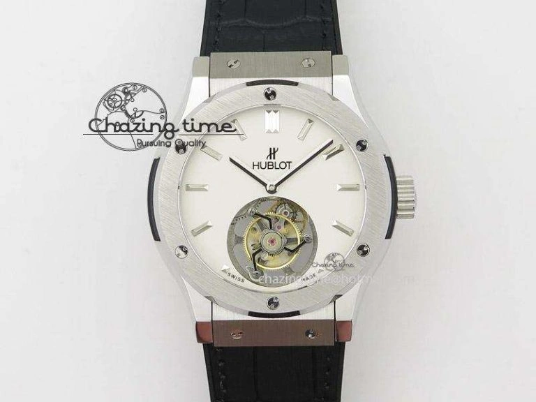 Classic Fusion Automatic  RG Diamonds Case WWF Best Edition Diamonds Paved Dial on Black Gummy Strap HB1112