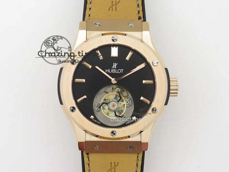 Classic Fusion Automatic  SS Diamonds Case WWF Best Edition Diamonds Paved Dial on Black Gummy Strap HB1112