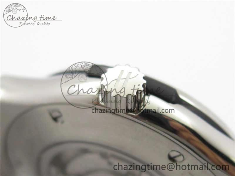 Classic Fusion Automatic SS WWF Best Edition Diamonds Case Diamonds Skull Dial on Black Leather Strap HB1112