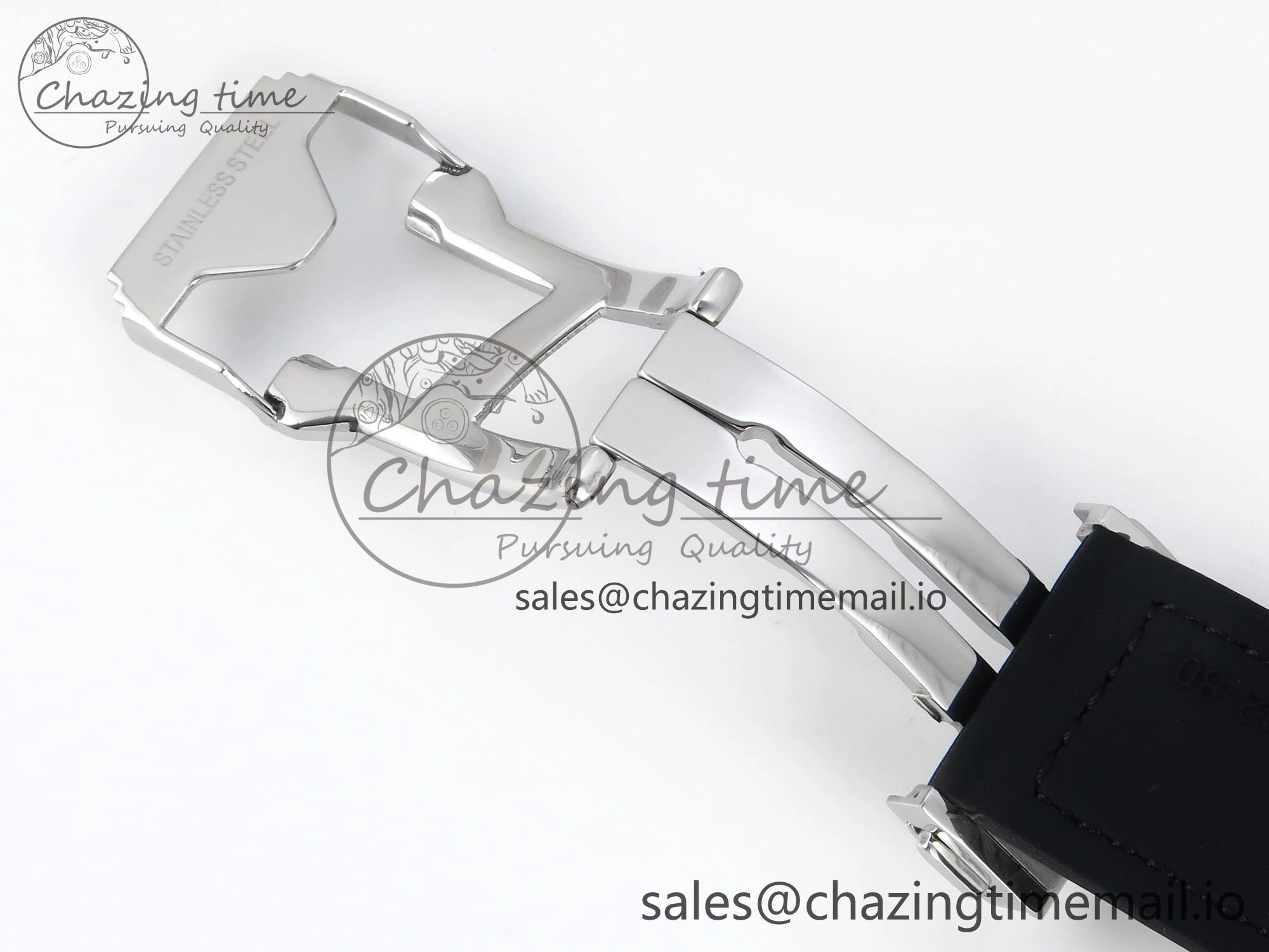 Classic Fusion Bang 42mm HBF 1:1 Best Edition Black Dial on Black Leather Strap A2892