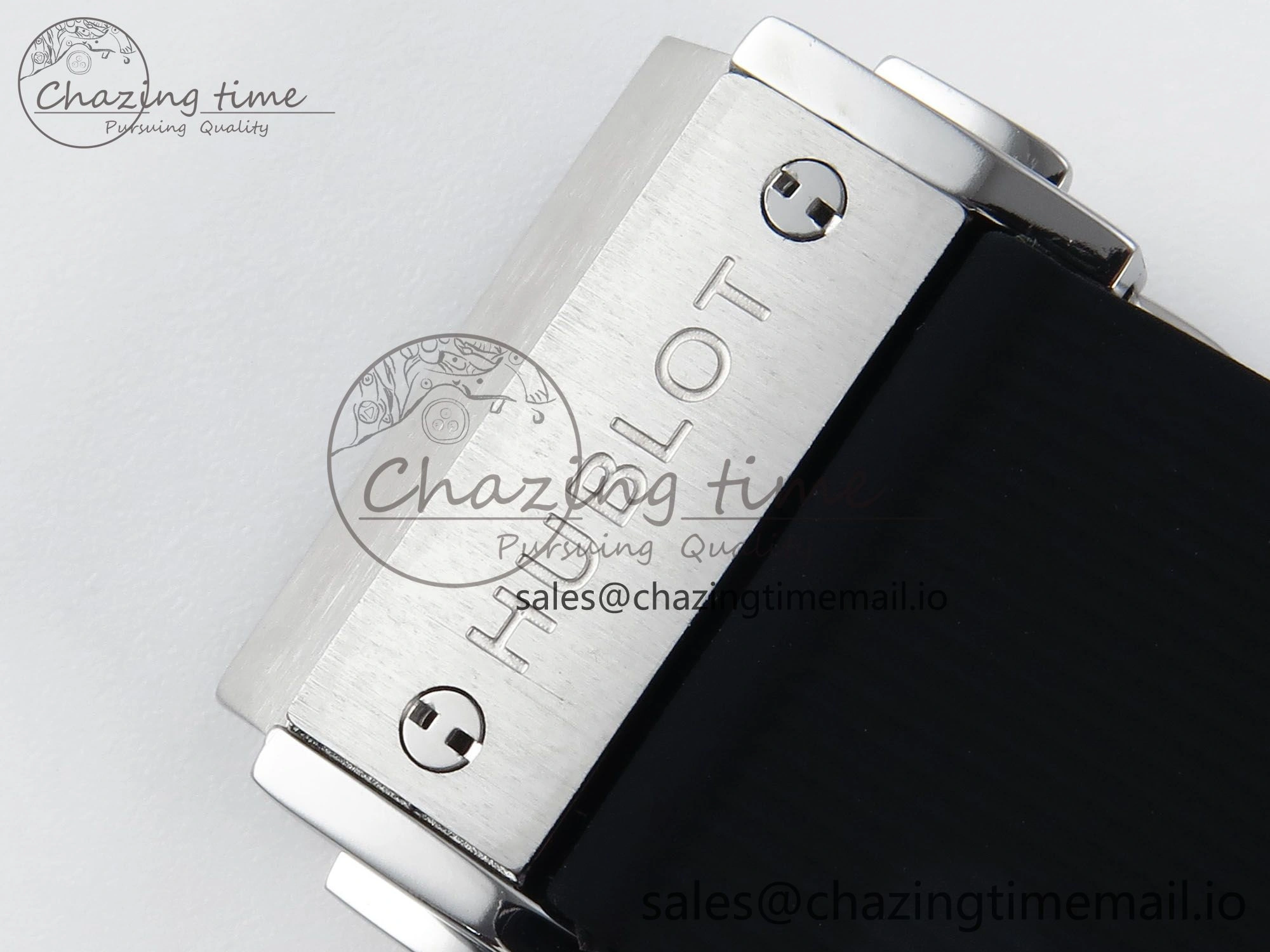 Classic Fusion Bang 42mm HBF 1:1 Best Edition Black Dial on Black Rubber Strap A2892