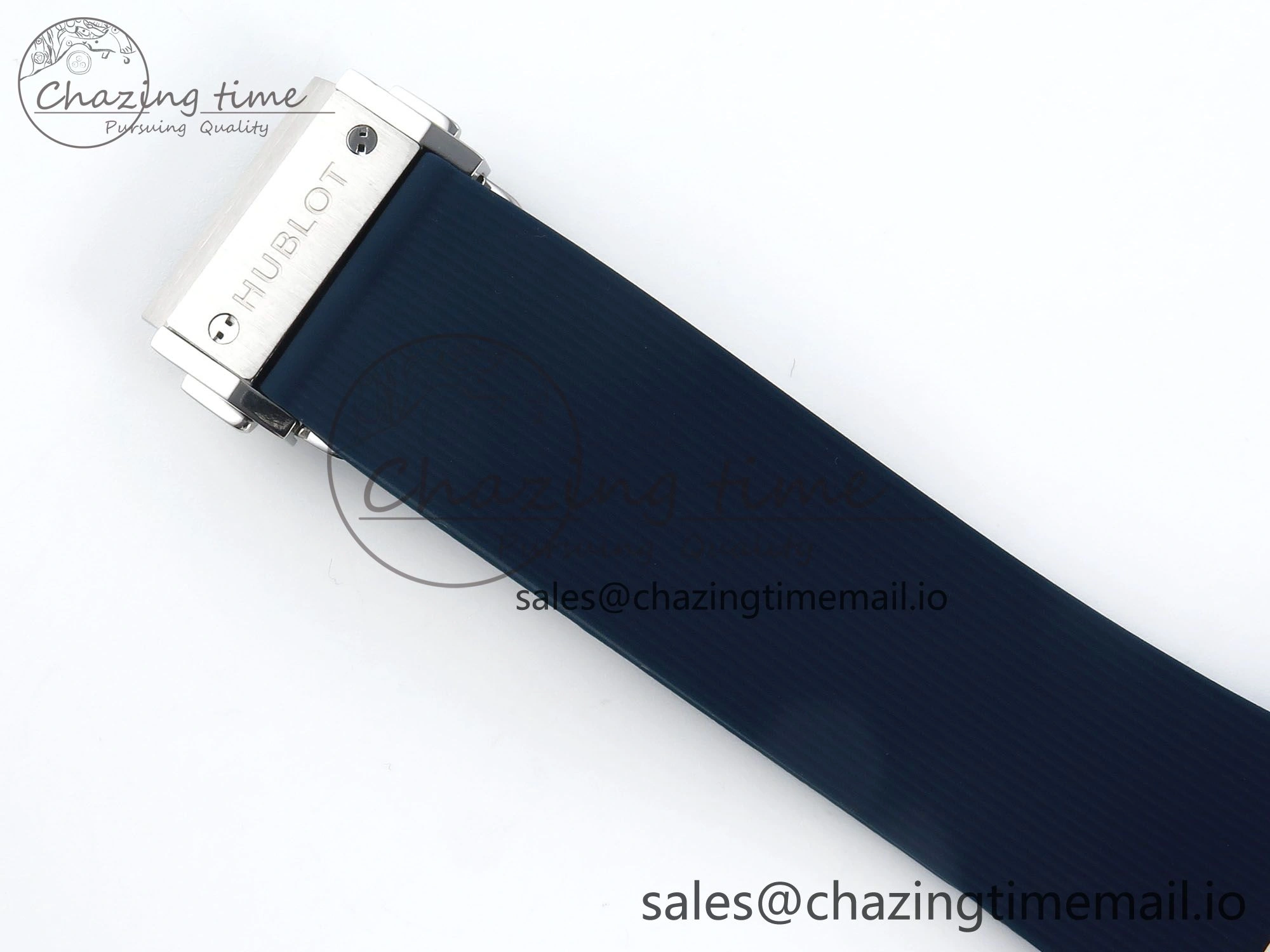Classic Fusion Bang 42mm HBF 1:1 Best Edition Blue Dial on Blue Rubber Strap A2892