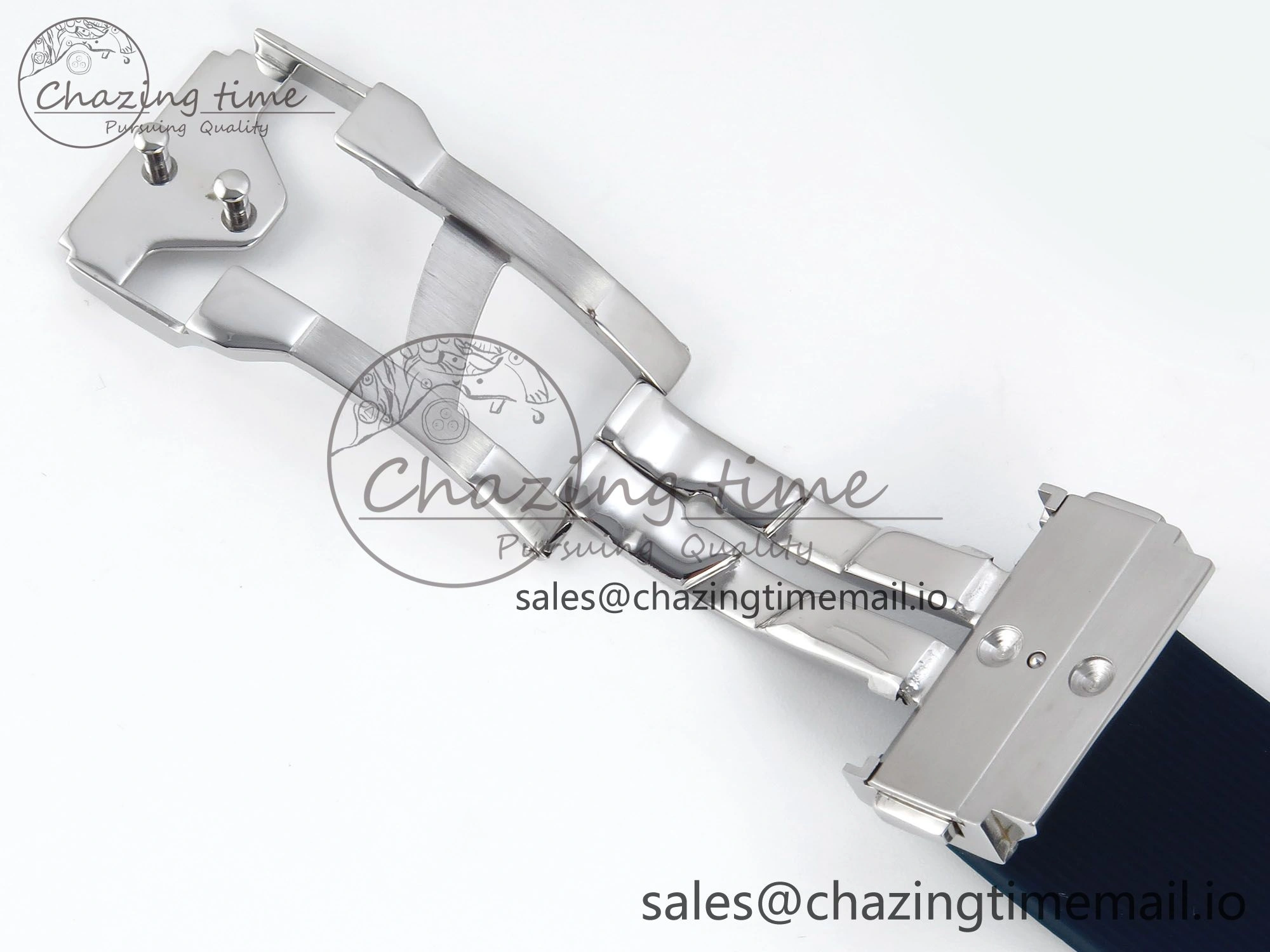Classic Fusion Bang 42mm HBF 1:1 Best Edition Blue Dial on Blue Rubber Strap A2892