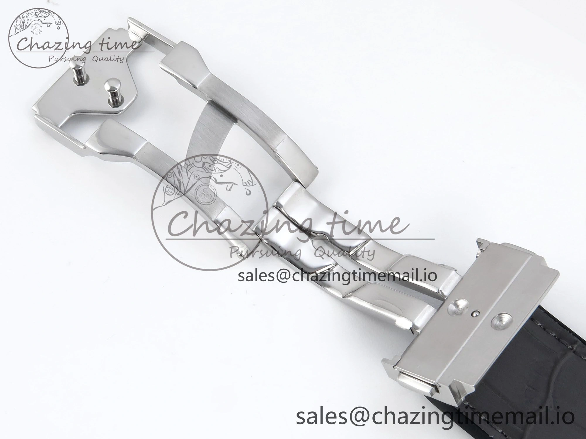 Classic Fusion Bang 42mm HBF 1:1 Best Edition Gray Dial on Gray Leather Strap A2892
