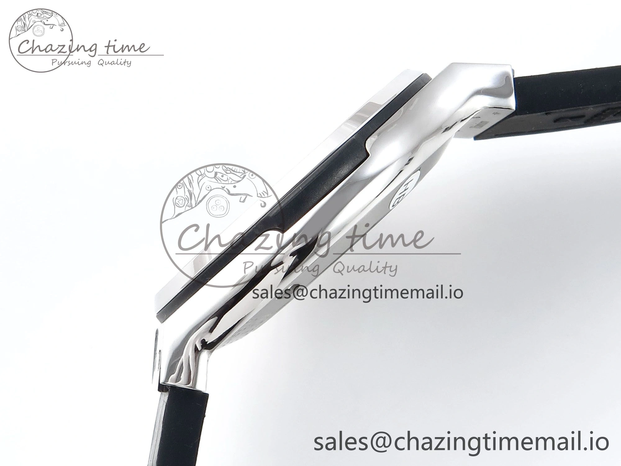 Classic Fusion Bang 42mm HBF 1:1 Best Edition Gray Dial on Gray Leather Strap A2892