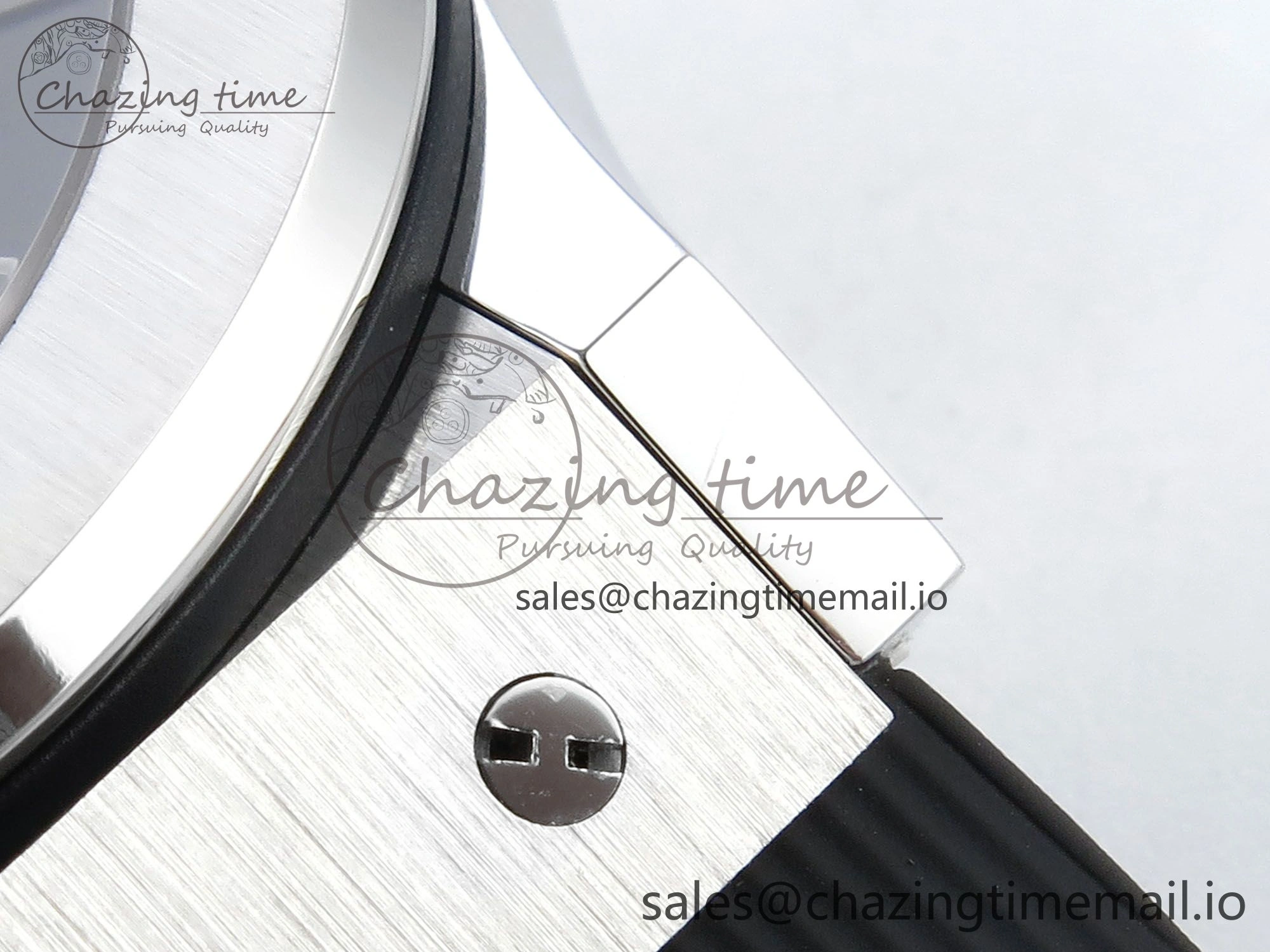 Classic Fusion Bang 42mm HBF 1:1 Best Edition Gray Dial on Gray Rubber Strap A2892