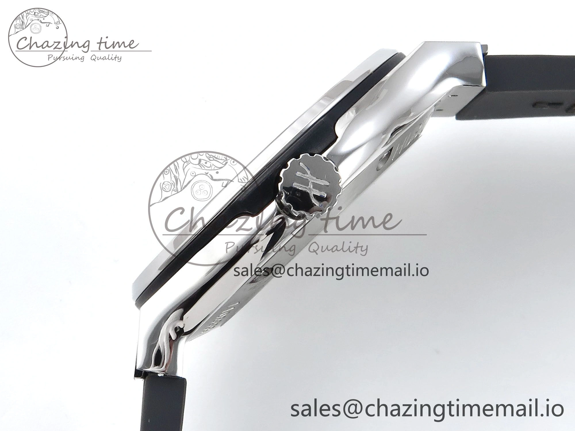 Classic Fusion Bang 42mm HBF 1:1 Best Edition Gray Dial on Gray Rubber Strap A2892