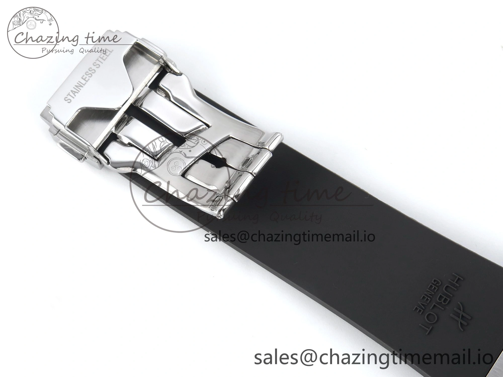 Classic Fusion Bang 42mm HBF 1:1 Best Edition Gray Dial on Gray Rubber Strap A2892