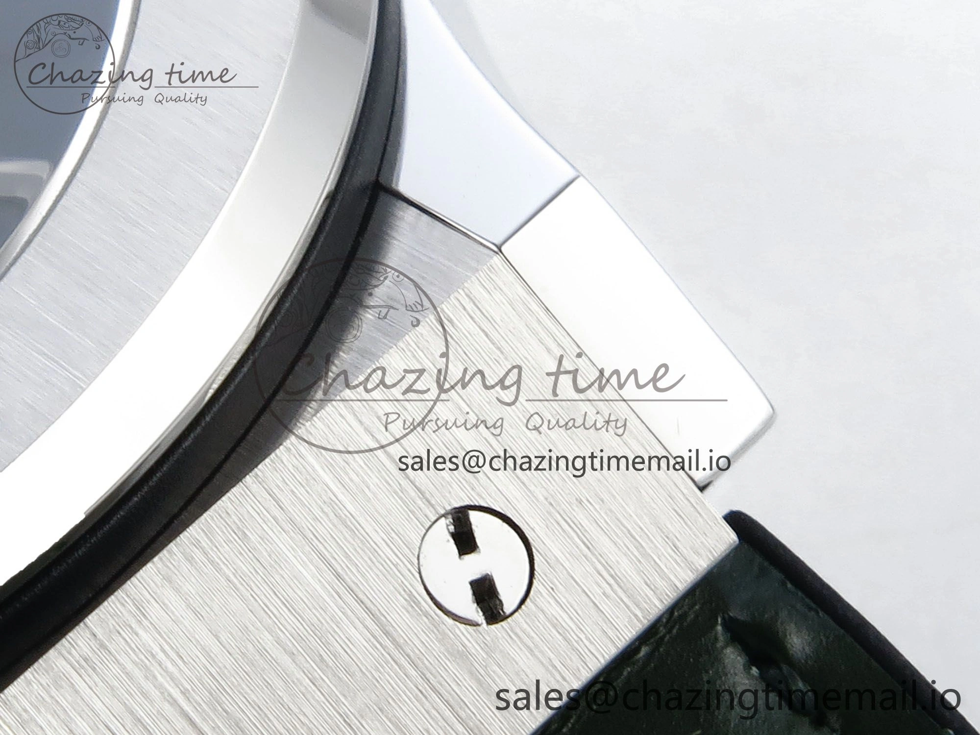 Classic Fusion Bang 42mm HBF 1:1 Best Edition Green Dial on Green Leather Strap A2892