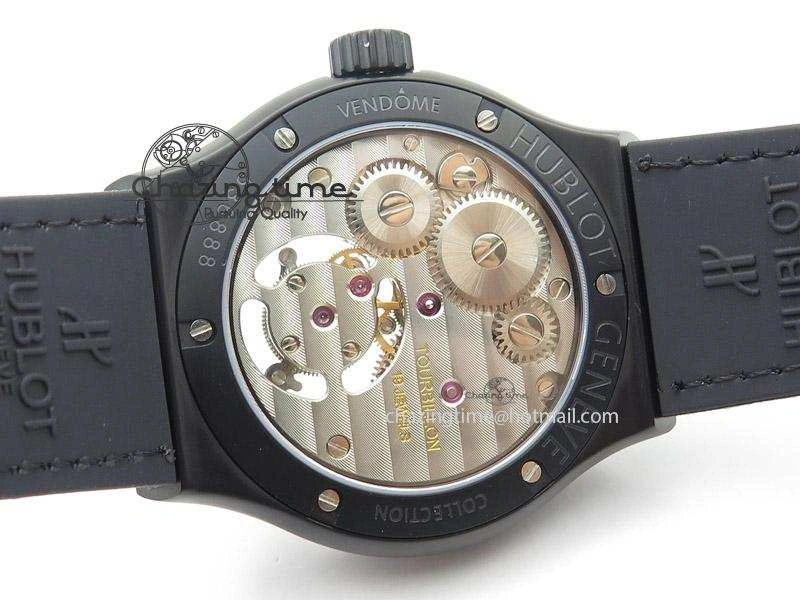 Classic Fusion DLC Black Dial Flying Tourbillion
