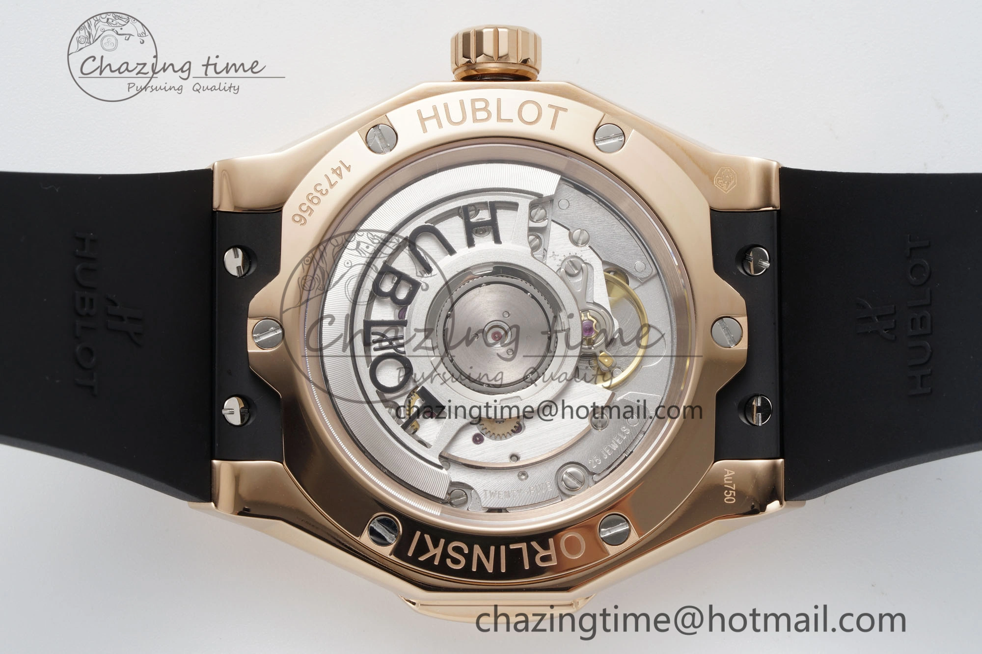 Classic Fusion Orlinski RG APSF 1:1 Best Edtion Black Faceted Dial Diamonds Bezel on Black Rubber Strap A2892