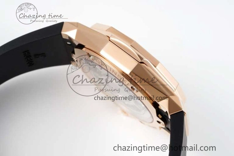Classic Fusion Orlinski RG APSF 1:1 Best Edtion Black Faceted Dial on Black Rubber Strap A2892