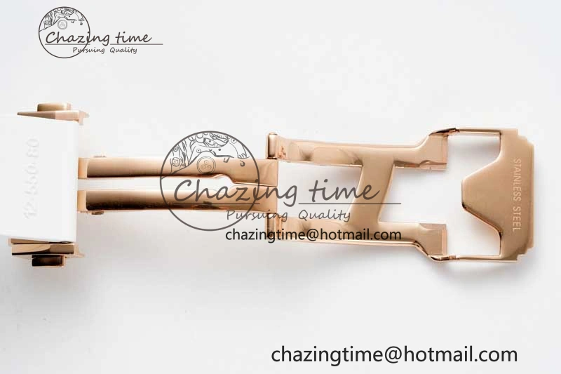Classic Fusion Orlinski RG APSF 1:1 Best Edtion White Faceted Dial on White Rubber Strap A2892