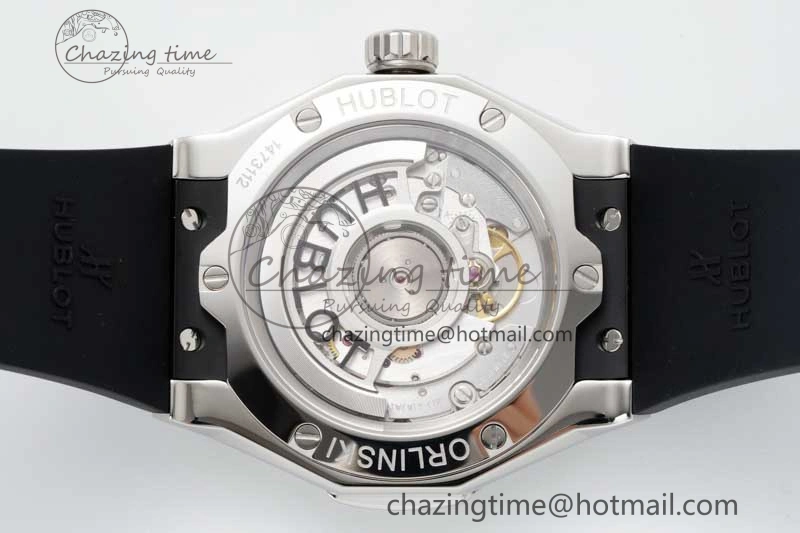 Classic Fusion Orlinski SS APSF 1:1 Best Edtion Black Faceted Dial on Black Rubber Strap A2892