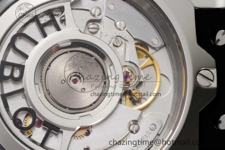 Classic Fusion Orlinski SS APSF 1:1 Best Edtion Black Faceted Dial on Black Rubber Strap A2892