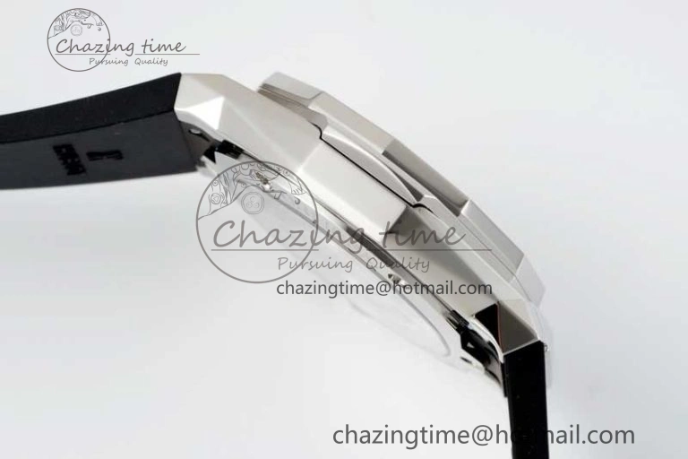 Classic Fusion Orlinski SS APSF 1:1 Best Edtion Black Faceted Dial on Black Rubber Strap A2892