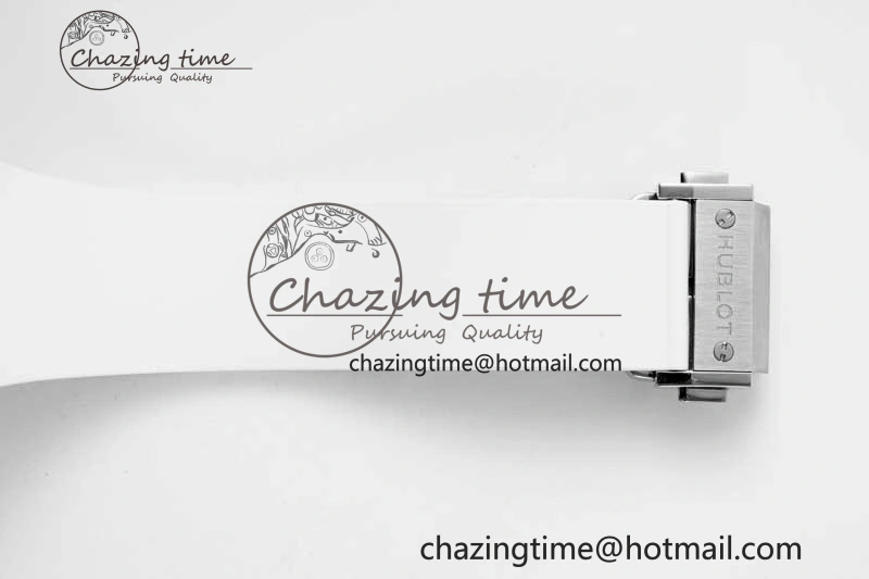 Classic Fusion Orlinski SS APSF 1:1 Best Edtion White Faceted Dial on White Rubber Strap A2892
