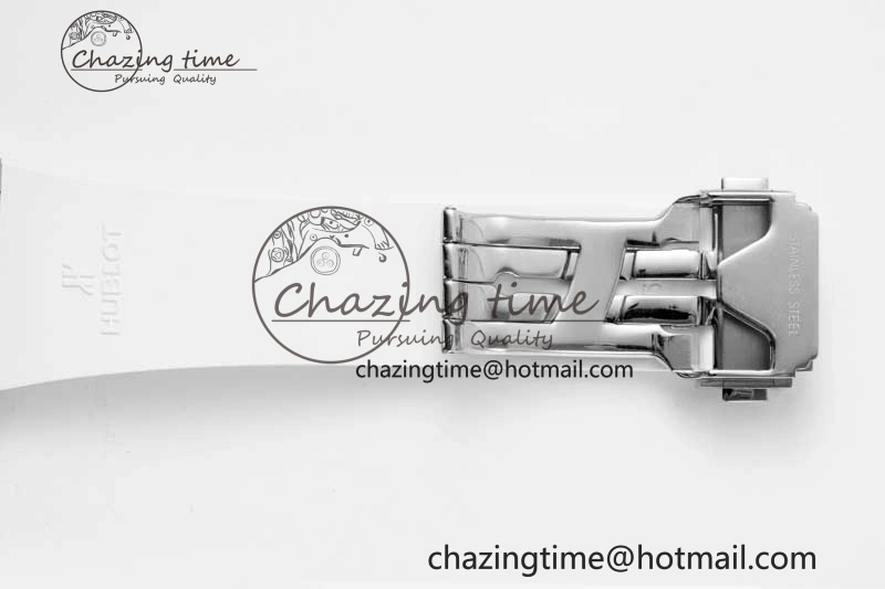 Classic Fusion Orlinski SS APSF 1:1 Best Edtion White Faceted Dial on White Rubber Strap A2892