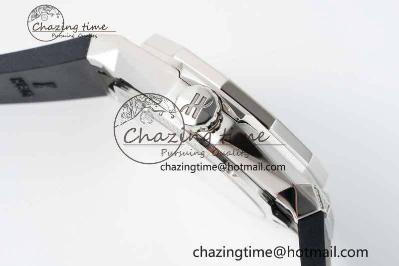 Classic Fusion Orlinski SS Full Diamonds APSF 1:1 Best Edtion Black Faceted Dial on Black Rubber Strap A2892
