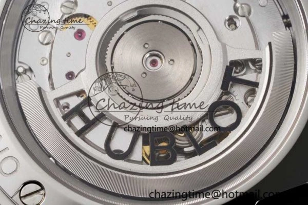 Classic Fusion Orlinski SS Full Diamonds APSF 1:1 Best Edtion Black Faceted Dial on Black Rubber Strap A2892