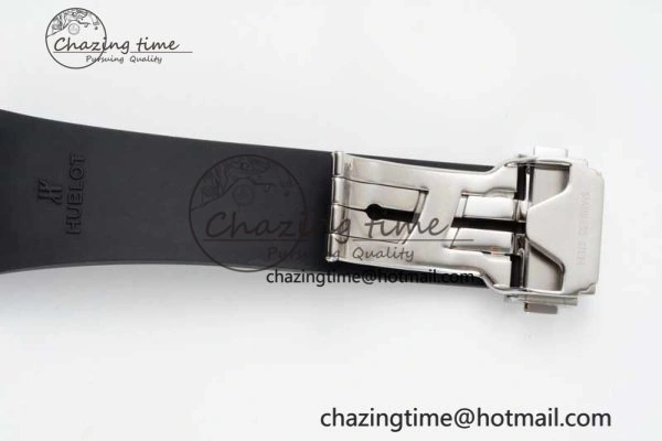 Classic Fusion Orlinski SS Full Diamonds APSF 1:1 Best Edtion Black Faceted Dial on Black Rubber Strap A2892