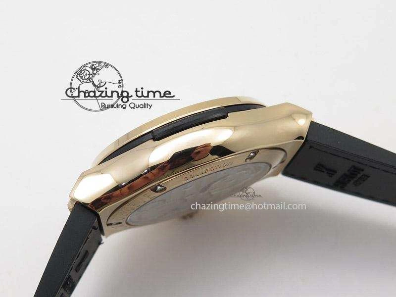 Classic Fusion RG White Dial Flying Tourbillion On Gummy Strap