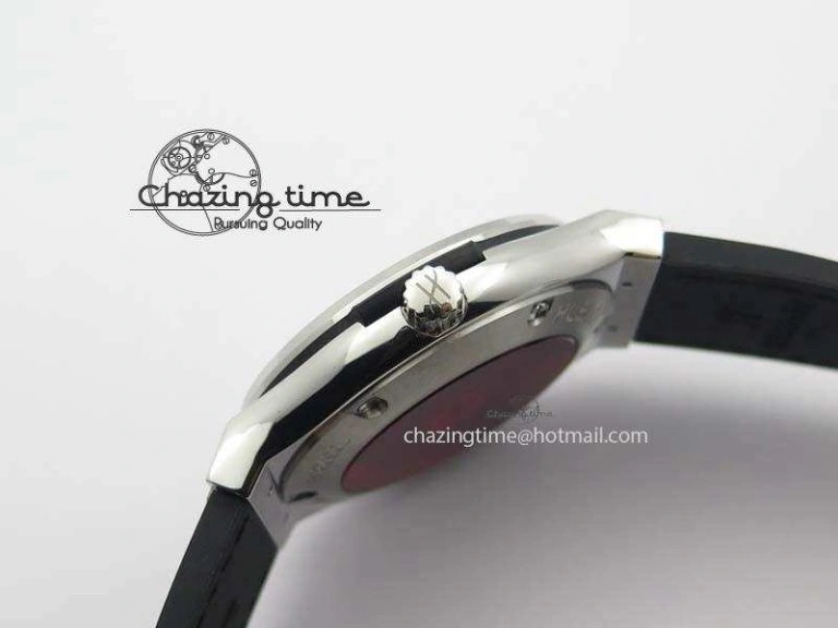 Classic Fusion Tourbillon 45mm TF Best Edition Red Skeleton Dial On Black Gummy Strap A23J