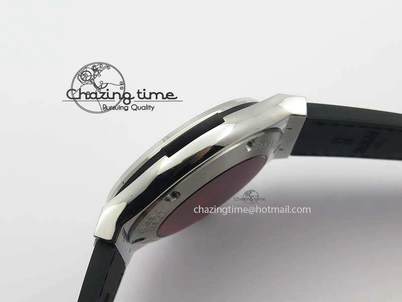 Classic Fusion Tourbillon 45mm TF Best Edition Red Skeleton Dial On Black Gummy Strap A23J