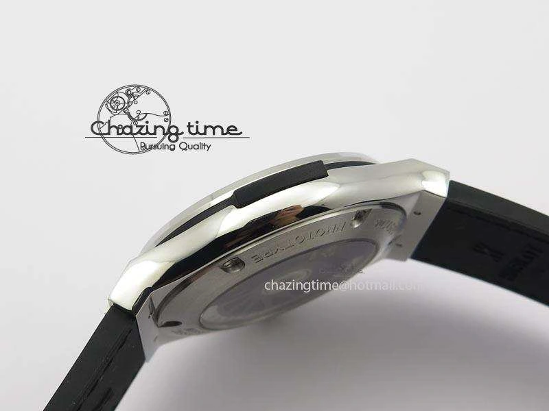 Classic Fusion Tourbillon 45mm TF Best Edition Skeleton Dial On Black Gummy Strap A23J