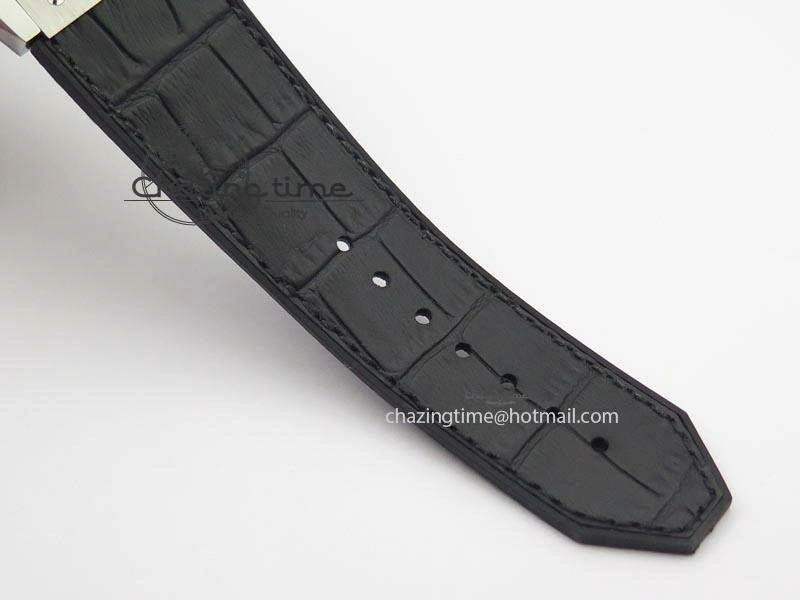 Classic Fusion Tourbillon 45mm TF Best Edition Skeleton Dial On Black Gummy Strap A23J