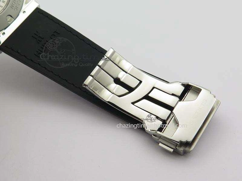 Classic Fusion Tourbillon 45mm TF Best Edition Skeleton Dial On Black Gummy Strap A23J