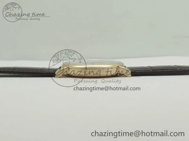 Classic Regulator RG MK Best Edition White Dial Roman Markers Red on Brown Leather Strap A23J