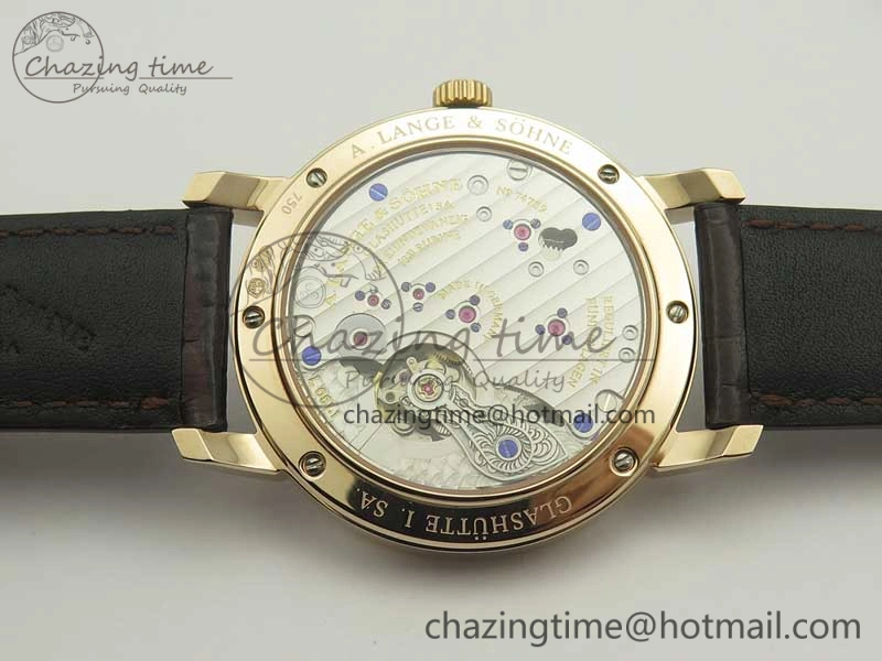 Classic Regulator RG MK Best Edition White Dial Roman Markers Red on Brown Leather Strap A23J