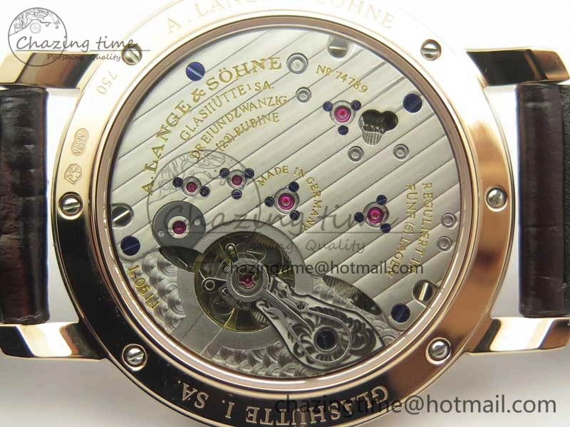 Classic Regulator RG MK Best Edition White Dial Roman Markers Red on Brown Leather Strap A23J