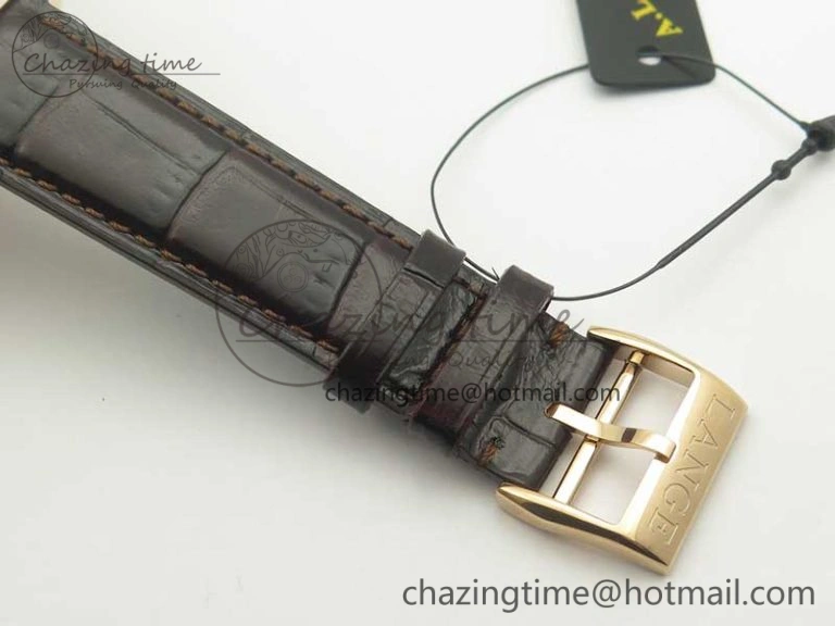 Classic Regulator RG MK Best Edition White Dial Roman Markers Red on Brown Leather Strap A23J