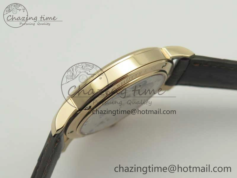 Classic Regulator RG MK Best Edition White Dial Roman Markers Red on Brown Leather Strap A23J