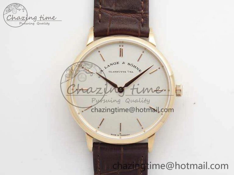 Classic Regulator RG MK Best Edition White Dial Roman Markers Red on Brown Leather Strap A23J