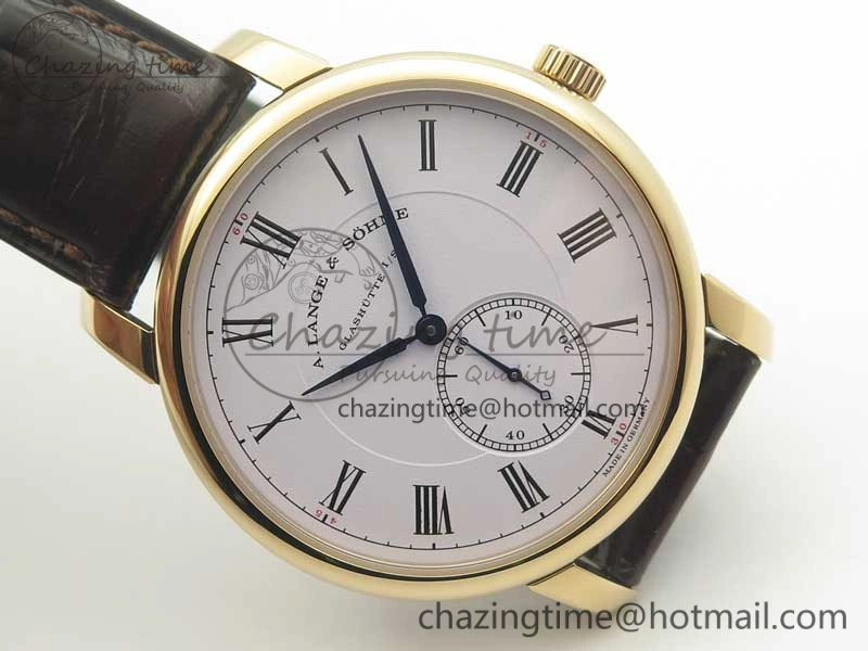 Classic Regulator RG MK Best Edition White Dial Roman Markers on Brown Leather Strap A23J