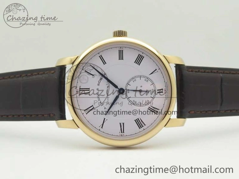 Classic Regulator RG MK Best Edition White Dial Roman Markers on Brown Leather Strap A23J