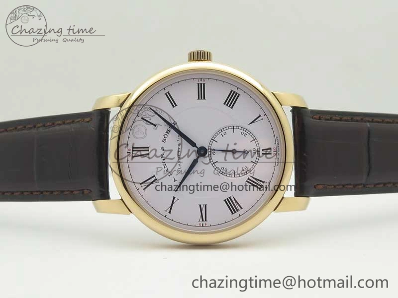 Classic Regulator RG MK Best Edition White Dial Roman Markers on Brown Leather Strap A23J