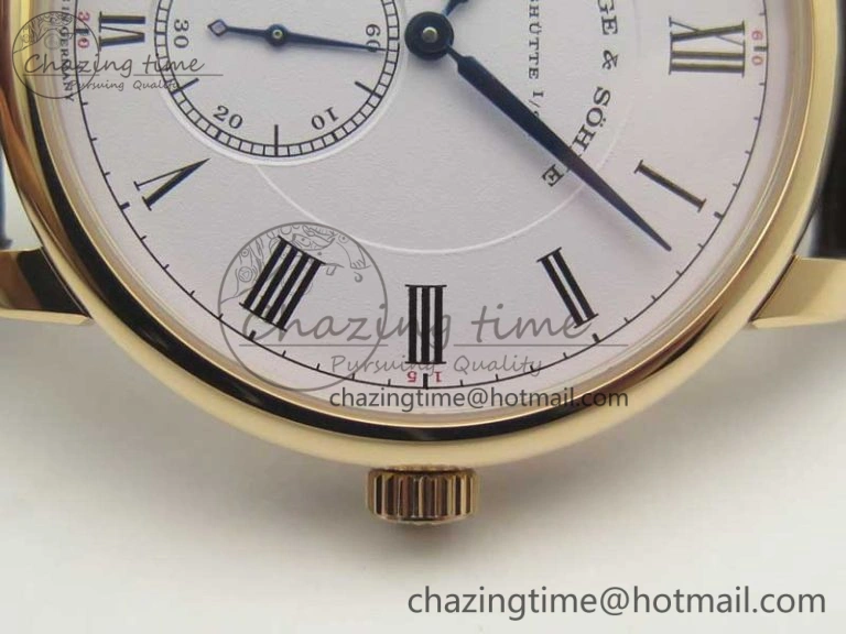 Classic Regulator RG MK Best Edition White Dial Roman Markers on Brown Leather Strap A23J