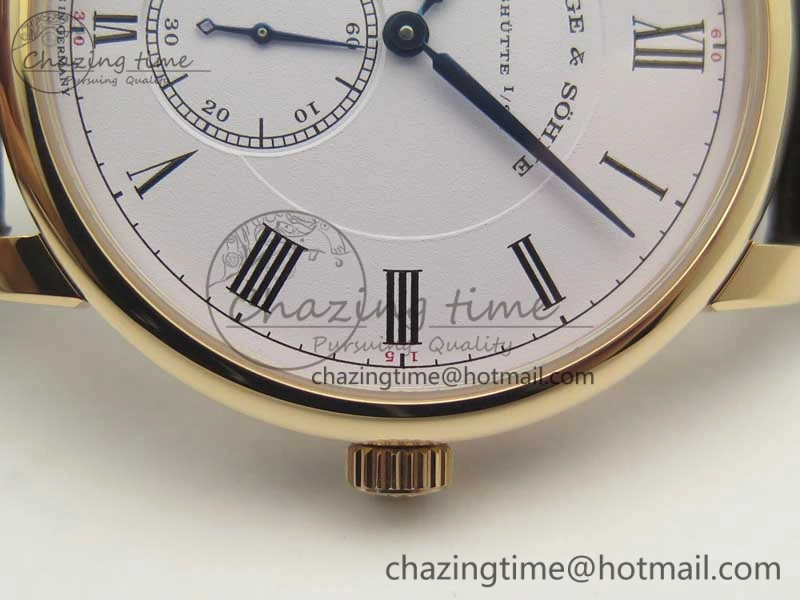 Classic Regulator RG MK Best Edition White Dial Roman Markers on Brown Leather Strap A23J